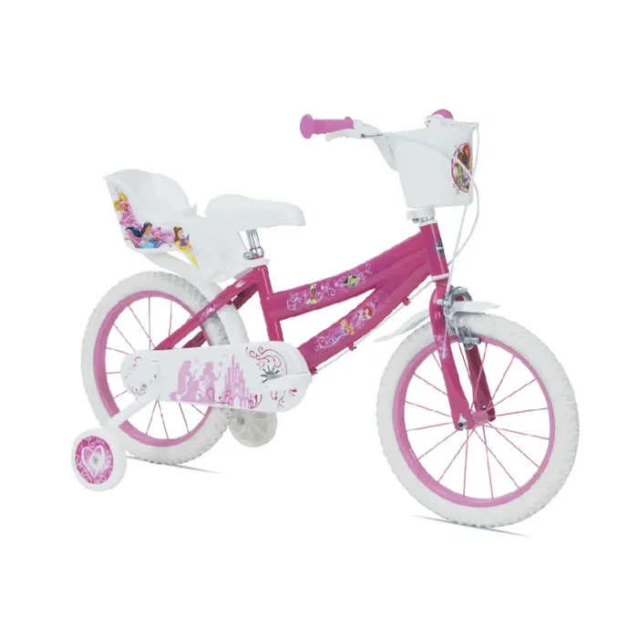 Bicicletta per Bambina 16’’ Freni Caliper con Licenza Disney Princess Moda - immagine 3