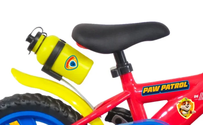 Bicicletta per Bambino 12” 1 Freno Gomme in Eva Paw Patrol Rossa - immagine 3