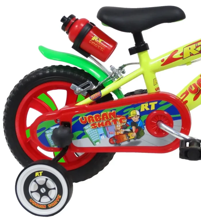 Bicicletta per Bambino 12″ 2 Freni Gomme in EVA Urban Skate Gialla - immagine 2