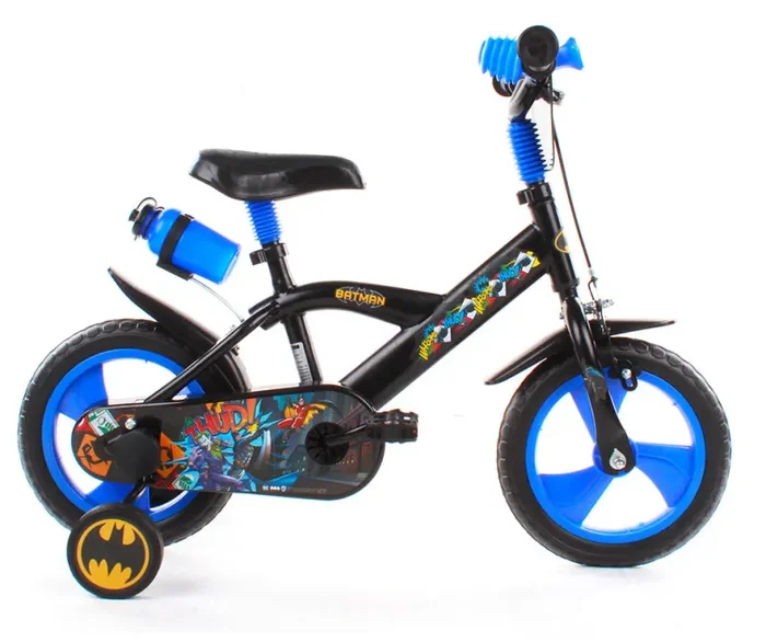 Bicicletta per Bambino 12″” 1 Freno Batman Nera Saldi