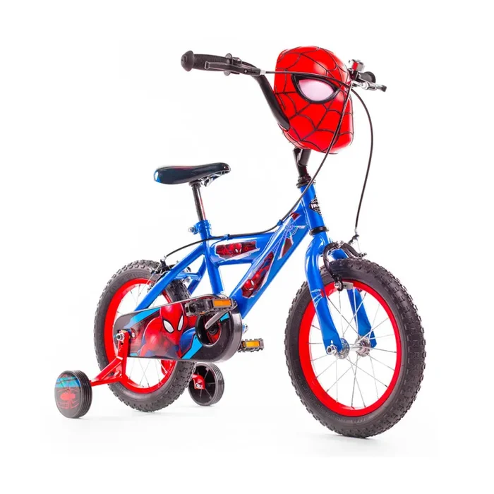 Bicicletta per Bambino 14” 2 Freni con Licenza Marvel Spiderman Blu Vendita calda