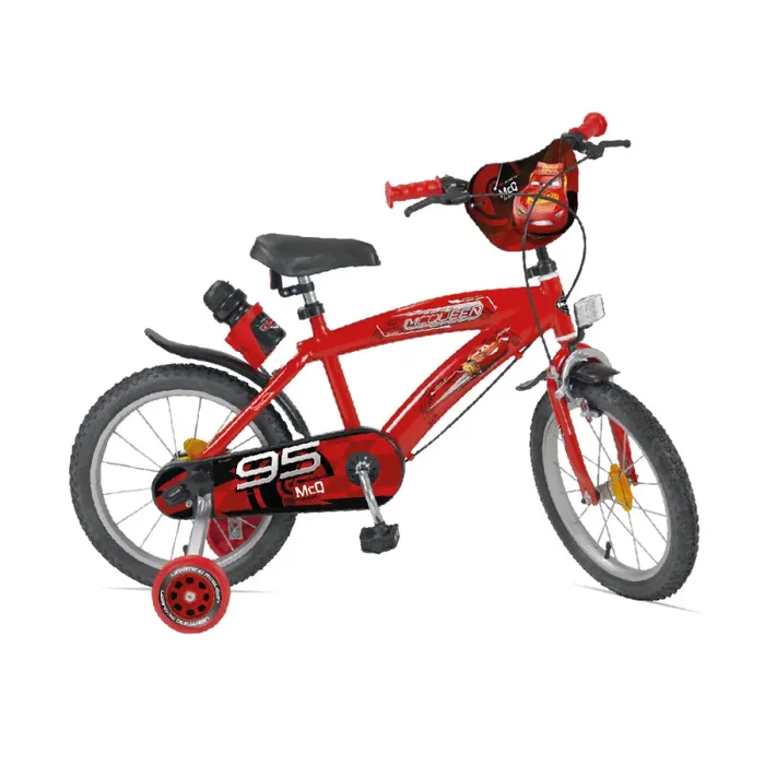 Bicicletta per Bambino 14’’ Freni Caliper con Licenza Disney Cars - immagine 3