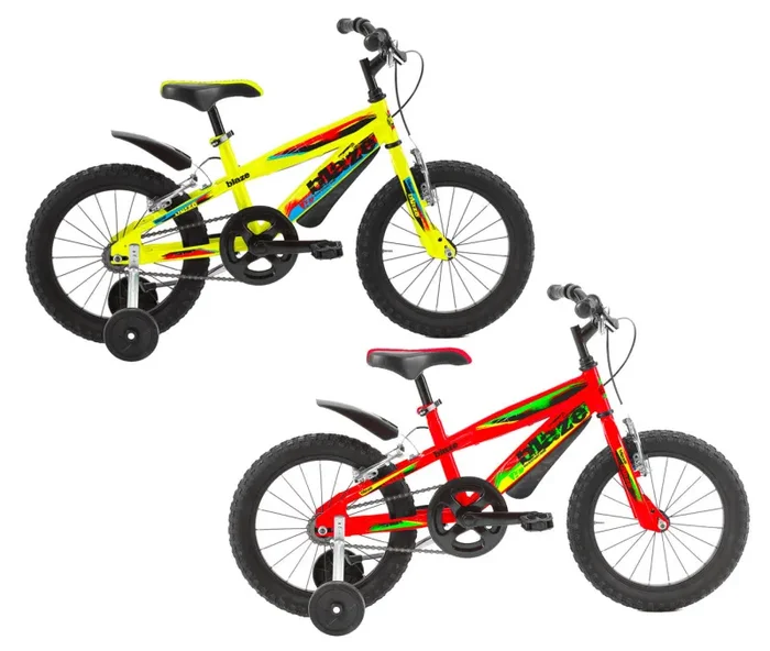 Bicicletta per Bambino 16” 2 Freni Bimbo Blaze Giallo o Rosso Online ora