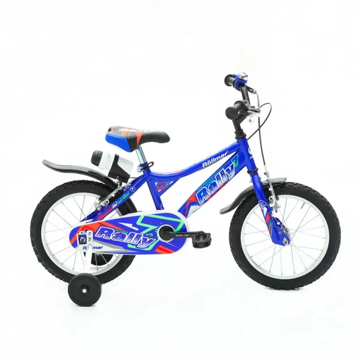Bicicletta per Bambino 16” 2 Freni Bimbo Rally Blu o Rosso - immagine 2