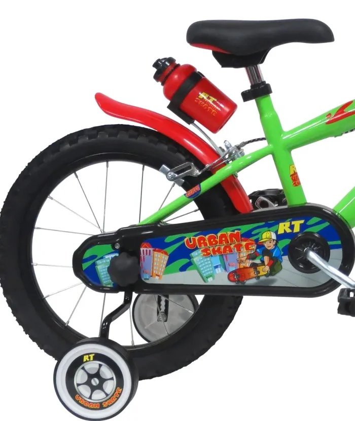 Bicicletta per Bambino 16″ 2 Freni Urban Skate Verde - immagine 2