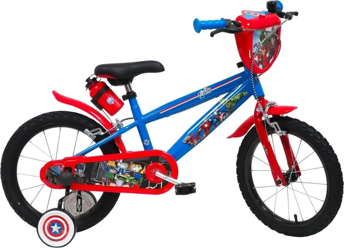 Bicicletta per Bambino 16″” 2 Freni Marvel Avengers Multicolore