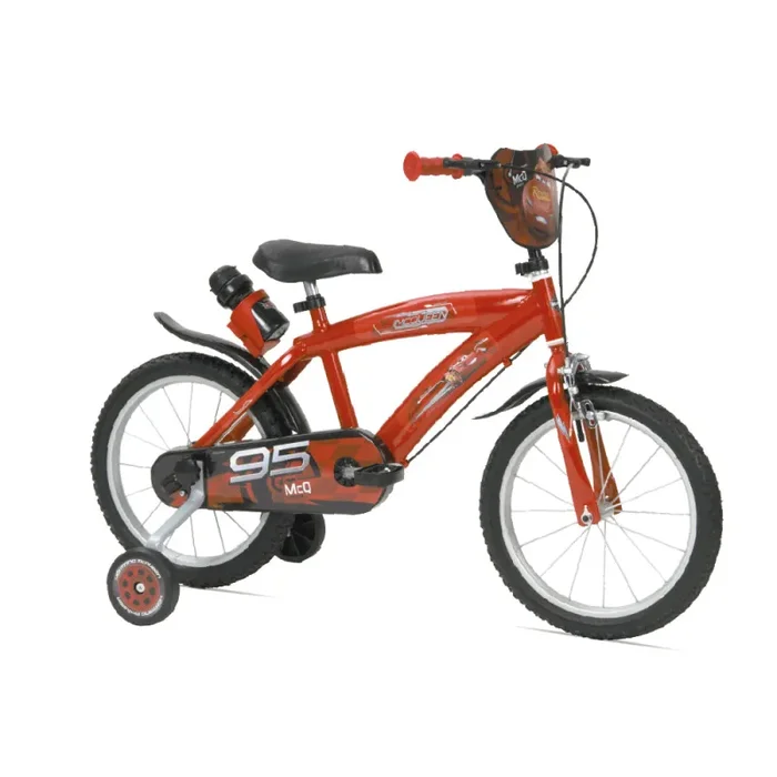 Bicicletta per Bambino 16’’ Freni Caliper con Licenza Disney Cars