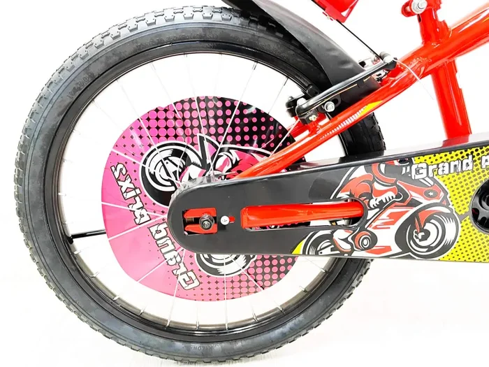 Bicicletta per Ragazzo 20″ con Borraccia e Scudetto Frontale Rossa - immagine 2