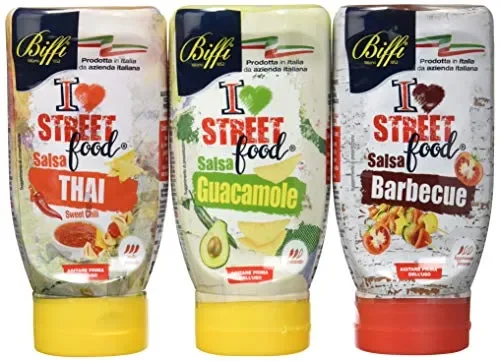 Biffi – Mix di 3 Salse Street Food: Salsa Guacamole Food 280 gr;… In saldo