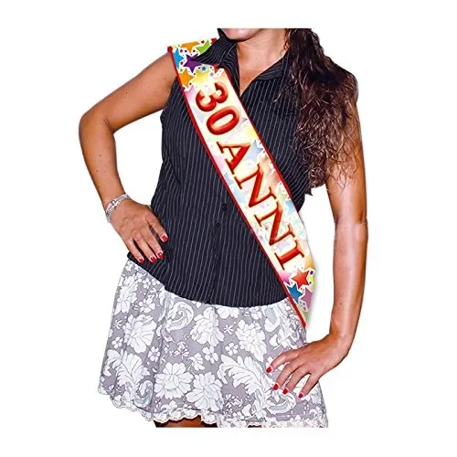 Big Party- Fascia Compleanno 30 Anni, Colore, 81455 Online ora