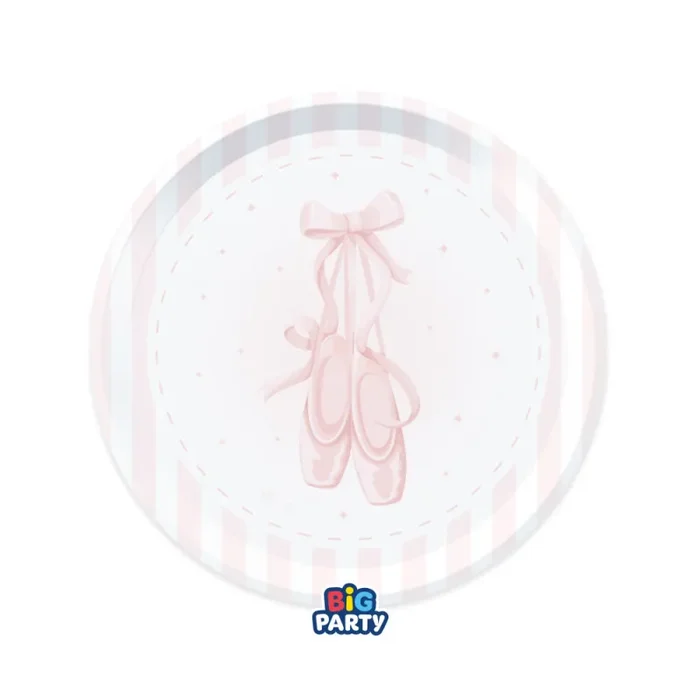 Big Party Piatti Carta Ballet D 18 Cm Cf 6 Pz Rosa