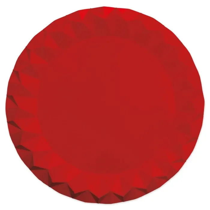 Big Party Sottopiatti Diamant D 32 Cm Rossi 5 Pz