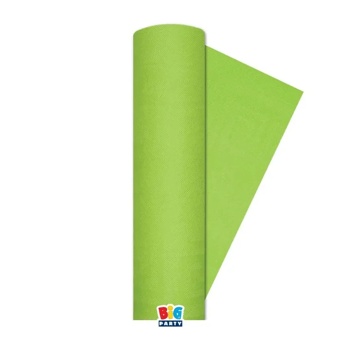 Big Party Tovaglia Carta Damascata 1,20 x 5 mt Verde Mela