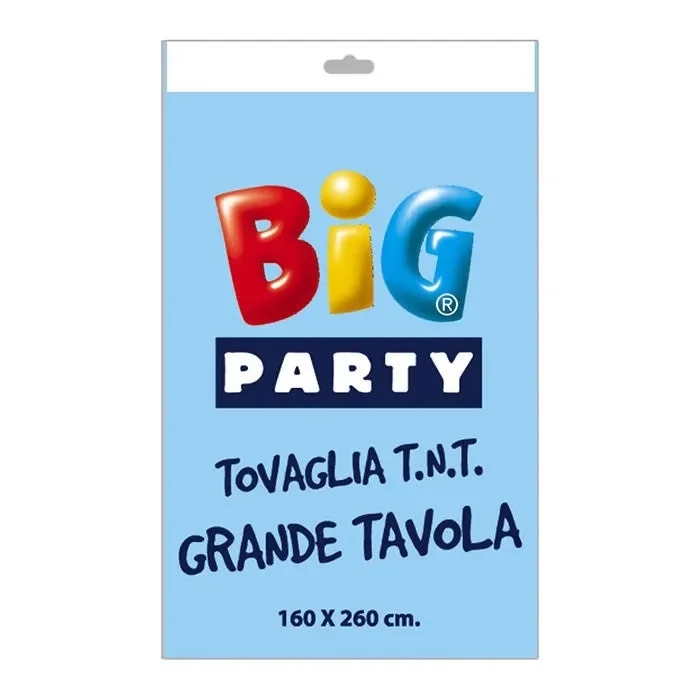 Big Party Tovaglia Tnt 160 x 260 Cm Celeste