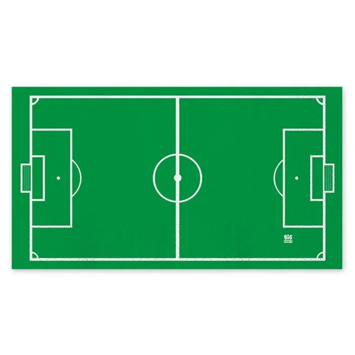 Big Party Tovaglioli Football Calcio 40 x 33 Cm 16 Pz