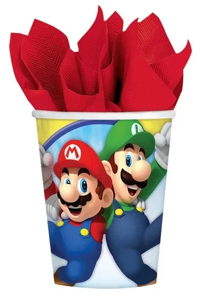 Bigiemme Bicchiere Super Mario 250 Ml 8 Pz