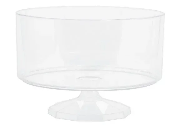 Bigiemme Contenitore Plastica Tondo Trasparente 18 x 13 Cm