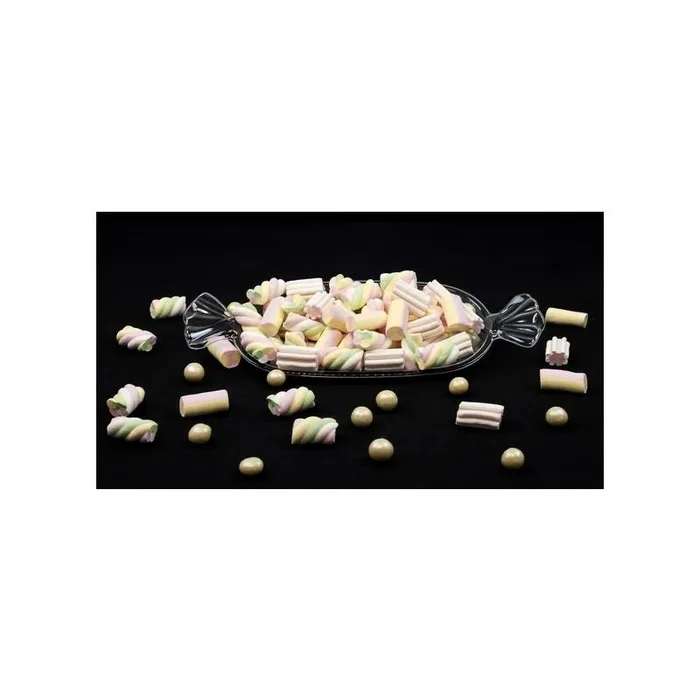 Bigiemme Set 3 Vassoi Plastica Trasparente Caramella 38 x15 Cm