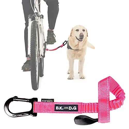 BIKE AND DOG Cinghia, Portare Uno o Piu Cani con Una Bicicletta. (Rosa) rosa Online ora