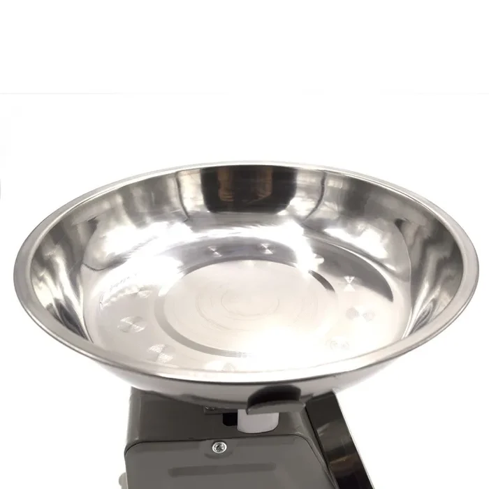 Bilancia Analogica da Cucina Max 10 Kg in Metallo Grigio - immagine 3