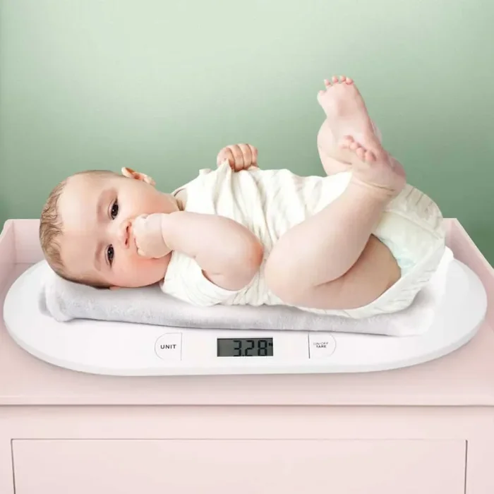 Bilancia Bambini Neonati Bilancia Digitale Pesa Neonato Peso Massimo 20kg Bianco Grundig - immagine 2