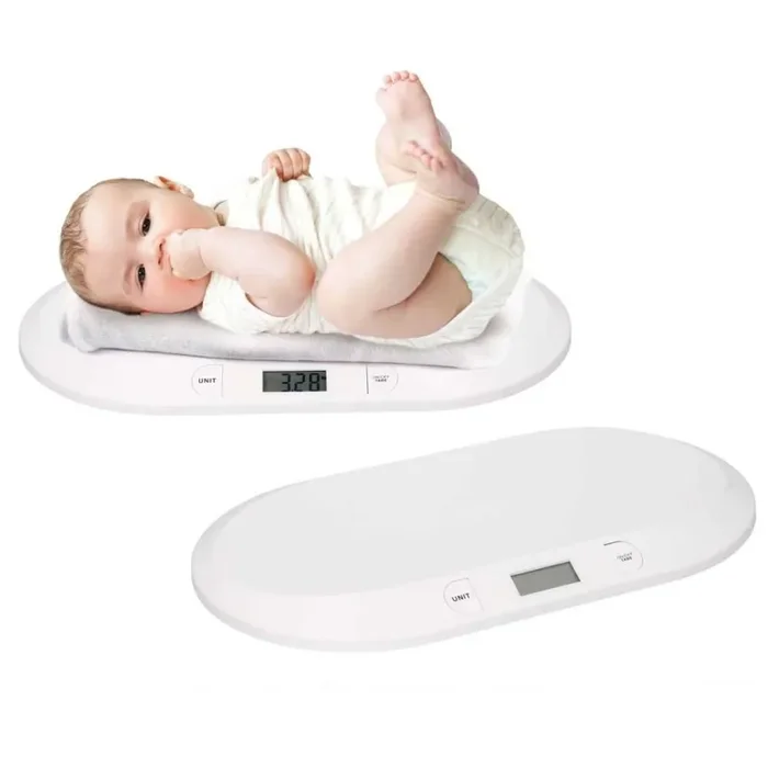 Bilancia Bambini Neonati Bilancia Digitale Pesa Neonato Peso Massimo 20kg Bianco Grundig - immagine 3