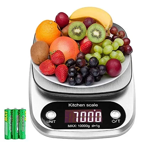 Bilancia da Cucina, 10Kg/1g Elettronica Digitale Alta Precisione…