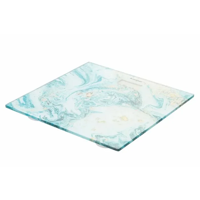 Bilancia Pesapersona Elettronica Max 150 Kg in Vetro Kooper Blu Marine - immagine 2