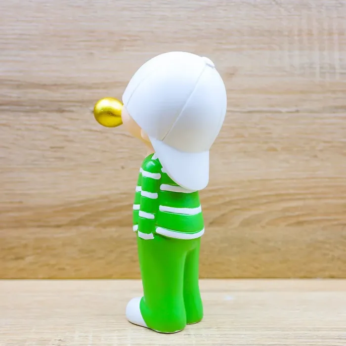 Bimbo con Cappellino Bianco Cuore Matto - immagine 3