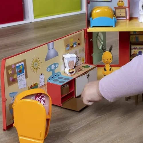 Bing 3583 House Playset, Flop Figures, from CBeebies TV Show. Tough, Colourful, Well-Made Role-Play Toy. Kids Aged 18 Months Plus,Red - immagine 2