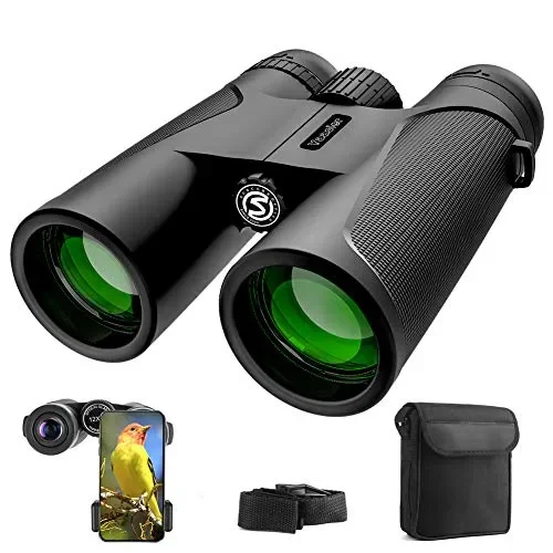 Binocolo Professionale, 12×42 HD Compatto con Sacchetto di nero Vendita calda online
