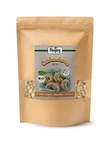 Biojoy Anacardi crudi BIO, non salate e naturali, Anacardium occidentale 1 kg