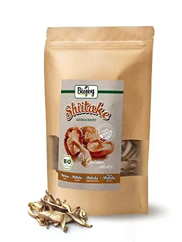 Biojoy Funghi Shiitake secchi BIO, Lentinus Edodes (100 gr) - immagine 2