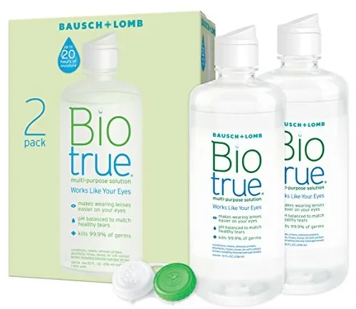 Biotrue Multi-Purpose Solution for Soft Contact Lenses (Pack of 2)