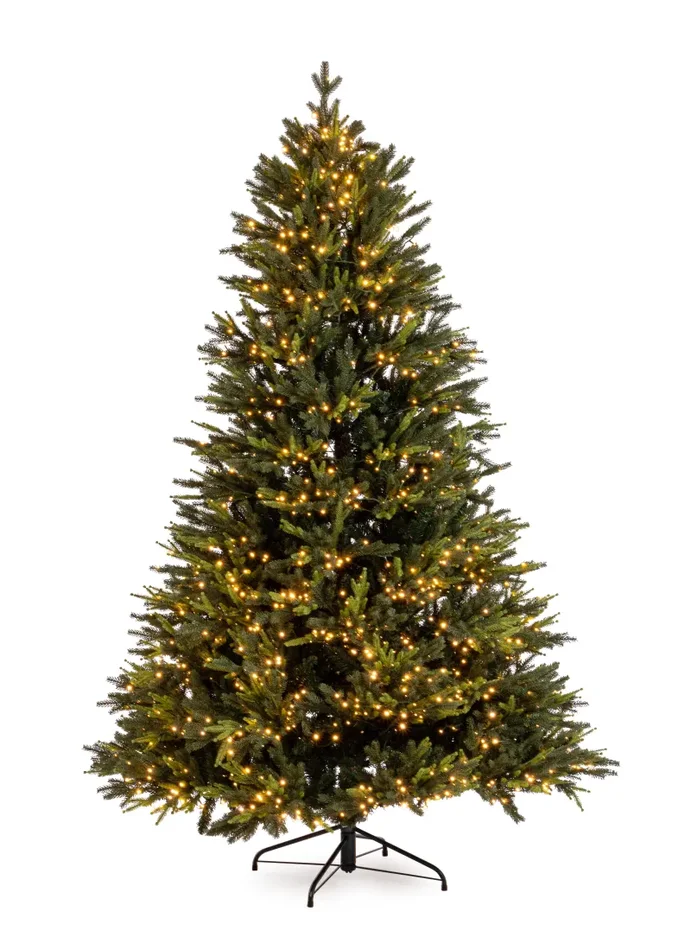 Bizzotto Albero di Natale Berkshire H 210 Cm 5.436 Rami 1.900 Led