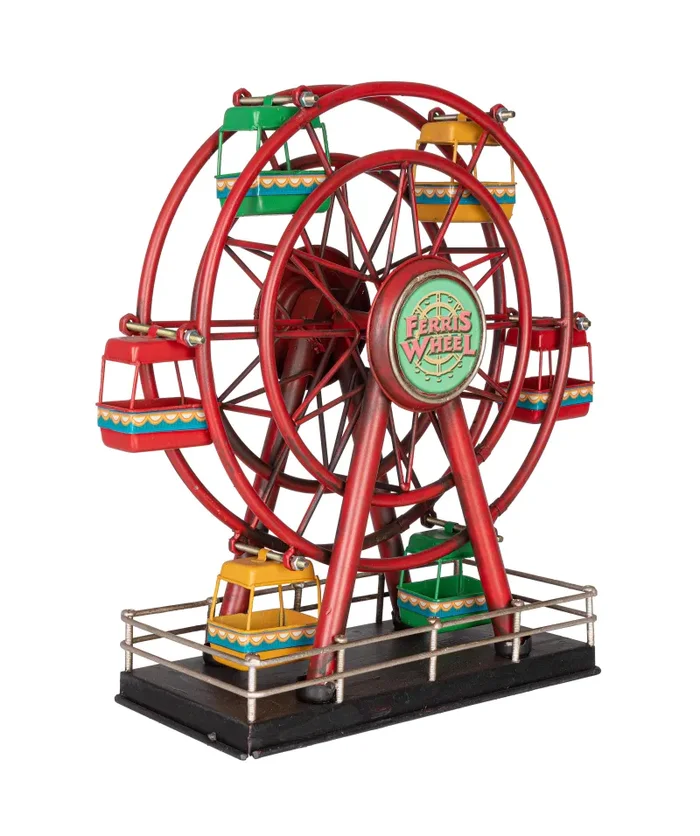 Bizzotto Decorazione Natale Linden Ruota Panoramica Rosso