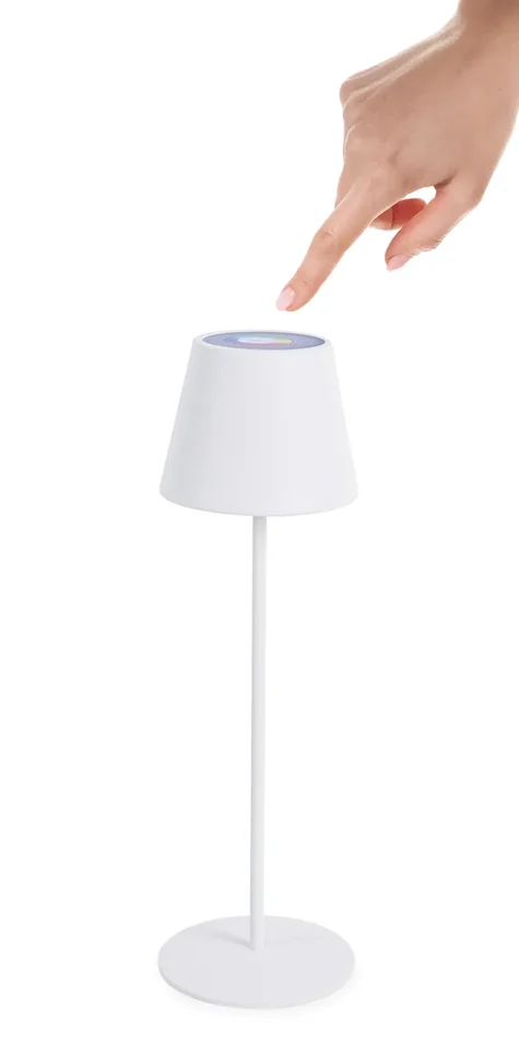 Bizzotto Lampada Tavolo Etna H 38 Cm Led Multico Bianco - immagine 3