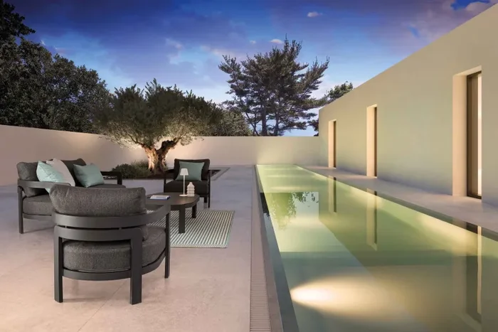 Bizzotto Set 4 Salotto Presley Antracite - immagine 3