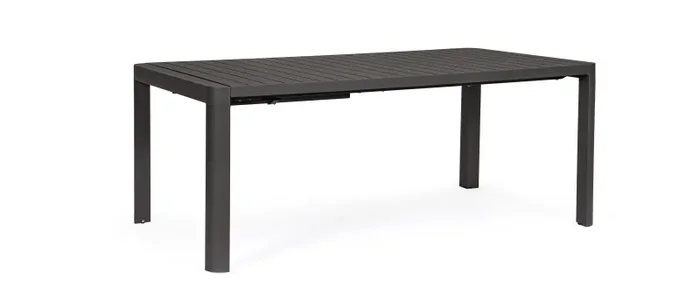 Bizzotto Tavolo Allungabile Kiplin 100 x 180 / 240 Cm Antracite