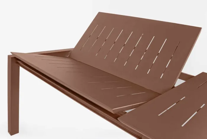 Bizzotto Tavolo Allungabile Konnor 110 x 200 / 300 Cm Ruggine - immagine 3