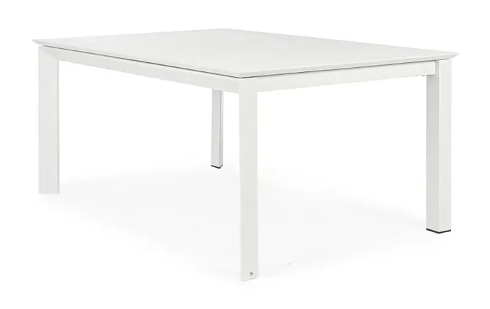 Bizzotto Tavolo Allungabile Konnor 160 x 110 / 160 Cm Bianco