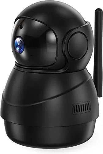 BJS Telecamera di Sorveglianza WiFi, 1080P & Telecamera WiFi per Neonato/Anziano/Animale Domestico, Baby Camera con Audio Bidirezionale, Rilevamento del Movimento/Suono