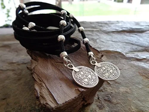 BLACK BOHO GYPSY CHOKER ★ Colletto avvolgente - immagine 2
