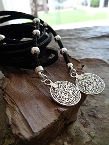 BLACK BOHO GYPSY CHOKER ★ Colletto avvolgente - immagine 3