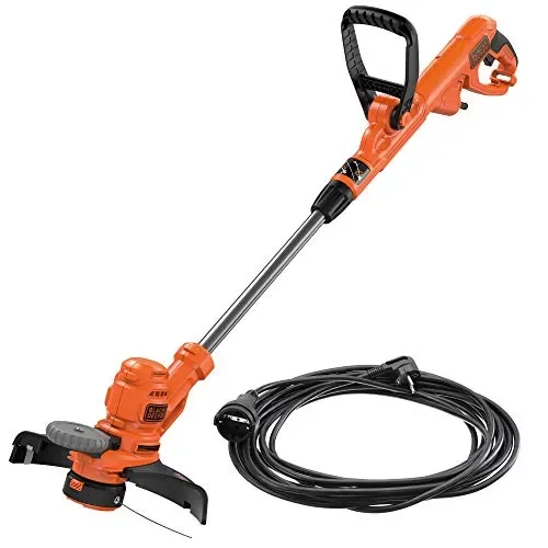 Black+Decker BESTA530C10-QS Tagliabordi a filo 550W, 30cm + Prolunga da 10m,…