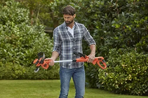 Black+Decker BESTA530C10-QS Tagliabordi a filo 550W, 30cm + Prolunga da 10m,… - immagine 2