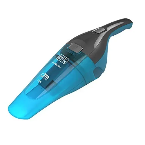 BLACK+DECKER WDC215WA-QW Aspiratore Ricaricabile solidi e 7,2V, Grigio/Azzuro