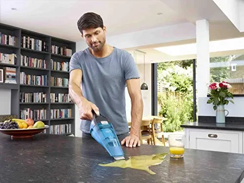 BLACK+DECKER WDC215WA-QW Aspiratore Ricaricabile solidi e 7,2V, Grigio/Azzuro - immagine 3