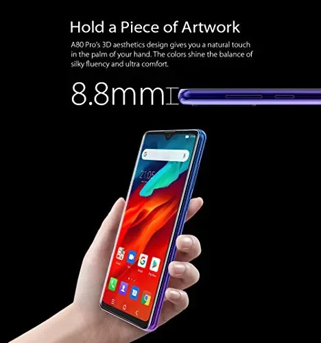 Blackview A80 pro 4G Cellulare Smartphone Offerte, 6,49’’ HD +, PRO, Nero - immagine 2