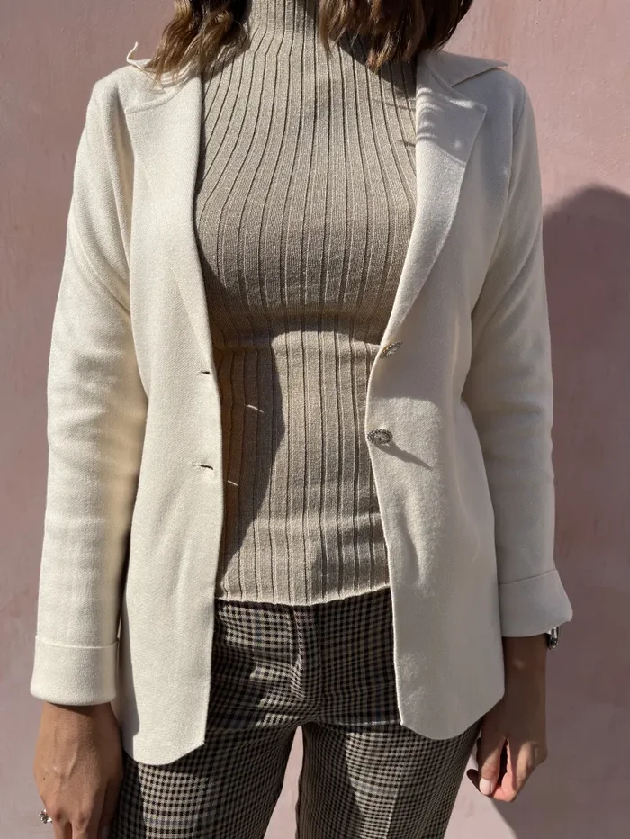 BLAZER MONOPETTO MAGLIA